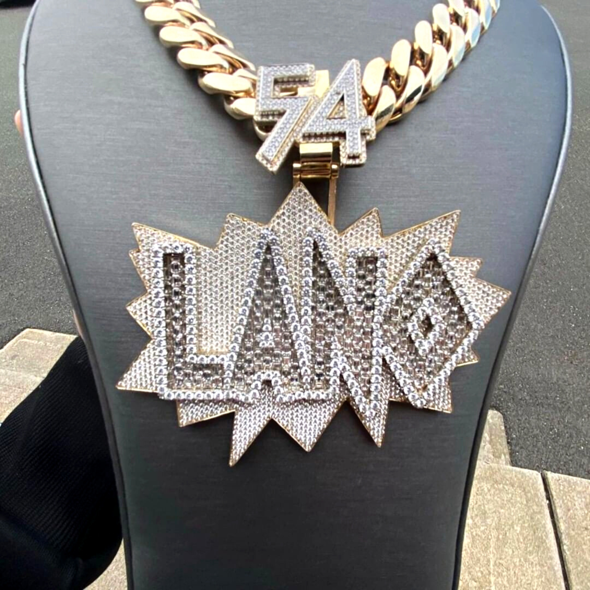 Customized Rapper Name Pendant