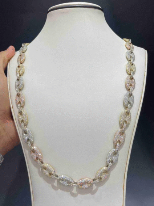 18mm Iced Out Diamond Cuban Chain