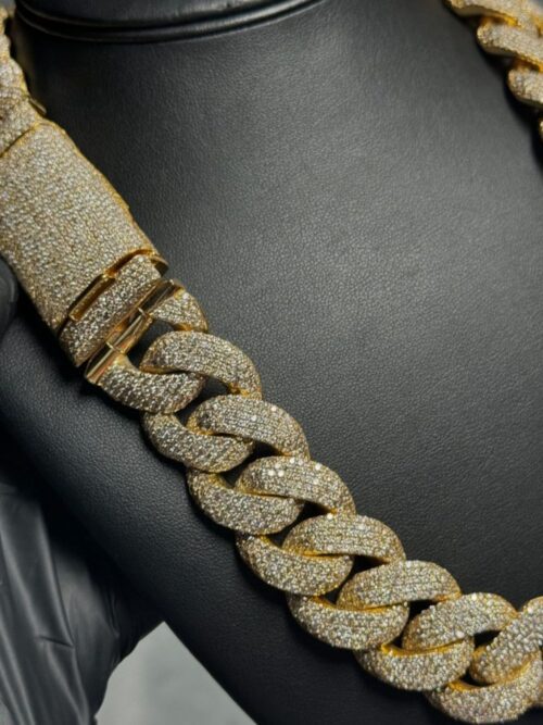 22mm Iced Out Diamond Cuban Chain