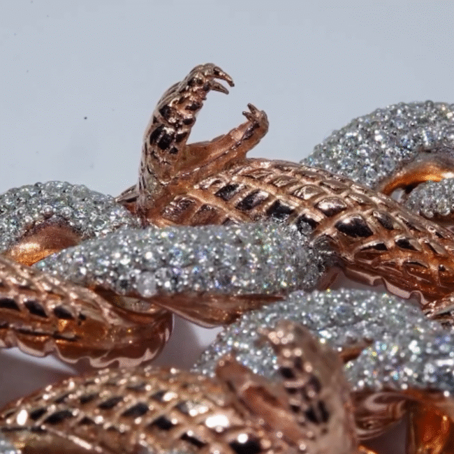 22mm Iced Out Diamond Cuban Chain - Image 4