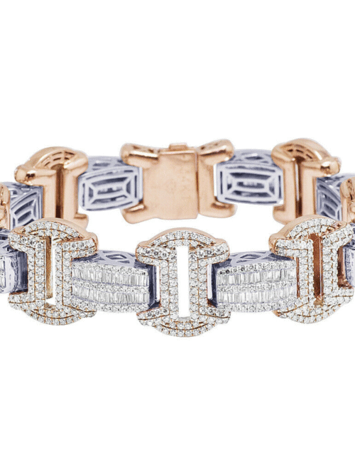 20mm Iced Out Diamond  Bracelet