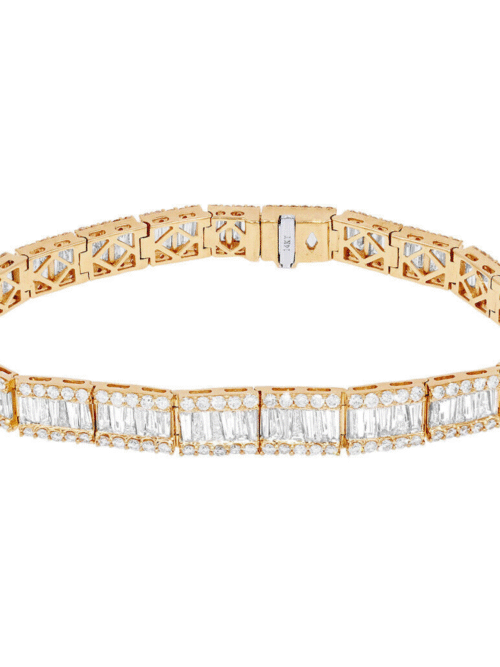 14mm Iced Out Diamond  Bracelet