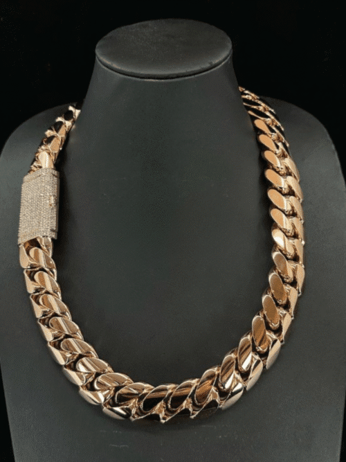 22mm Iced Out Diamond Cuban Chain