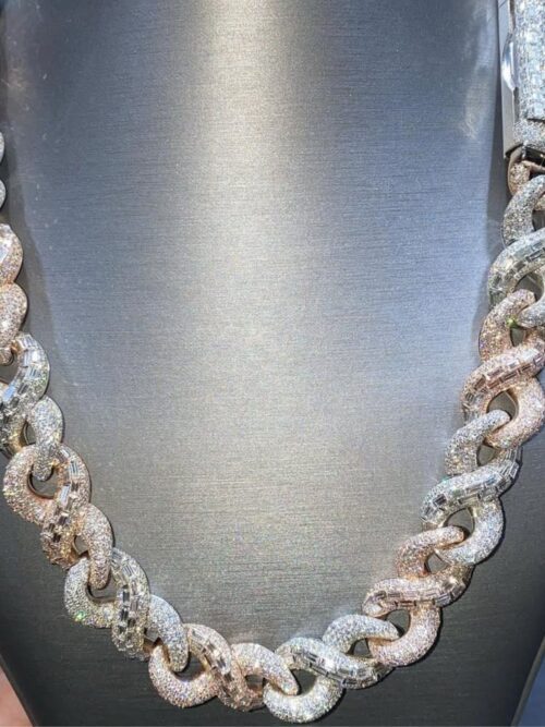 20mm Iced Out Diamond Cuban Chain
