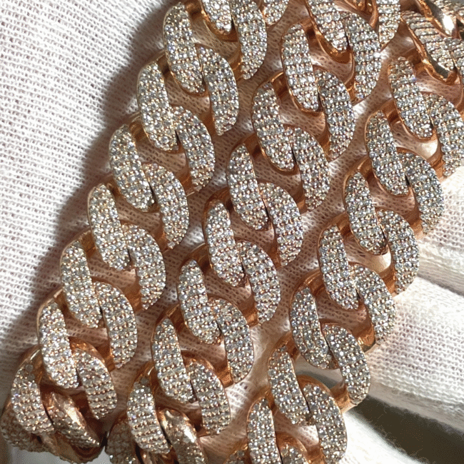 18mm sterling silver cuban link chain - Image 3