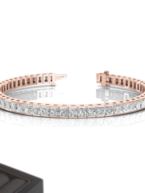 4 mm Iced Out Diamond Tennis Bracelet