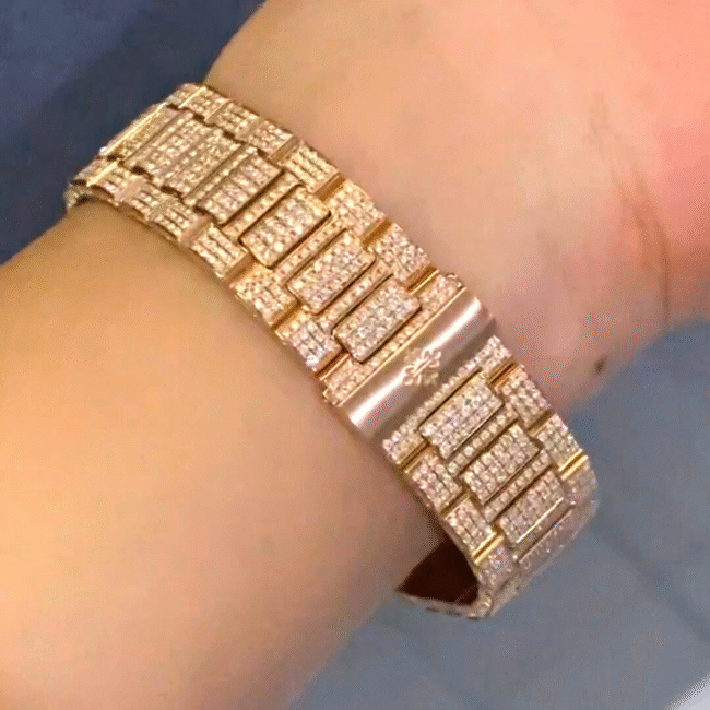 41mm Iced Out Watches, VVS Moissanite Diamond Watch, Pass Diamond Tester - Image 4
