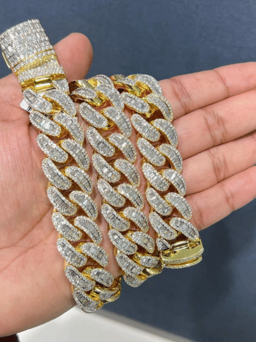 20mm Iced Out Diamond Cuban Chain