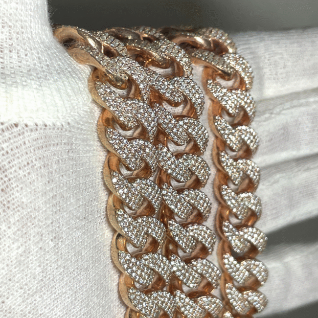 18mm sterling silver cuban link chain - Image 4