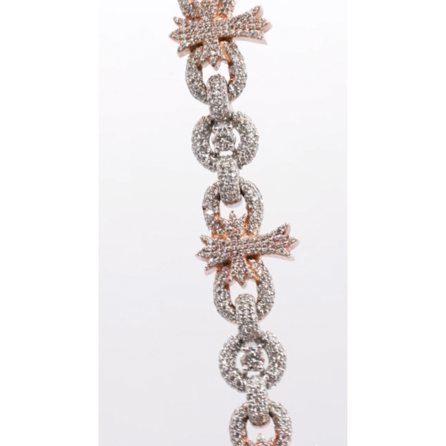20mm Iced Out Diamond Cuban Chain - Image 3