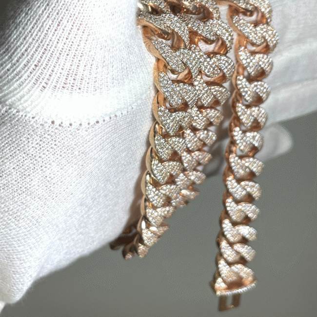 18mm sterling silver cuban link chain - Image 5