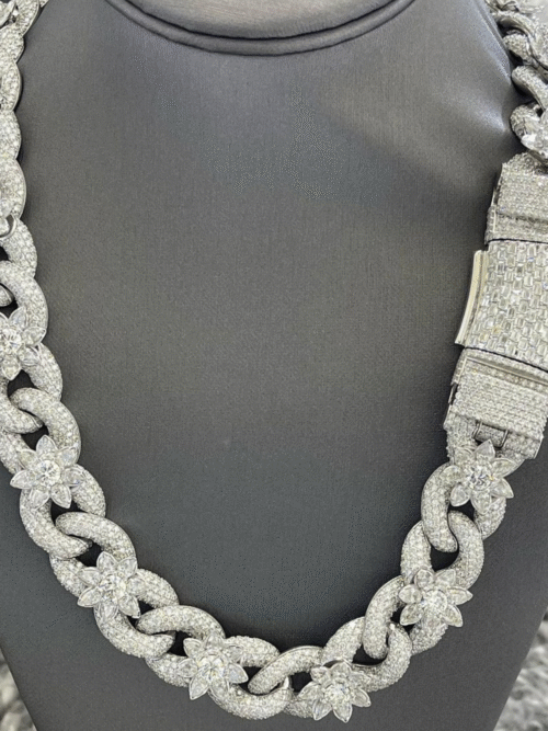 20mm Iced Out Diamond Cuban Chain