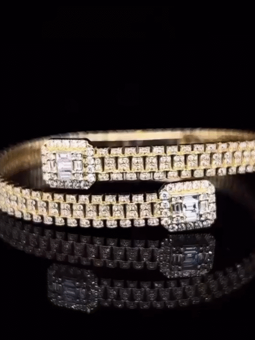 20 mm Iced Out Diamond  Bracelet
