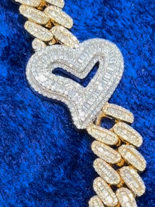 18mm Diamond Cuban Link Chain