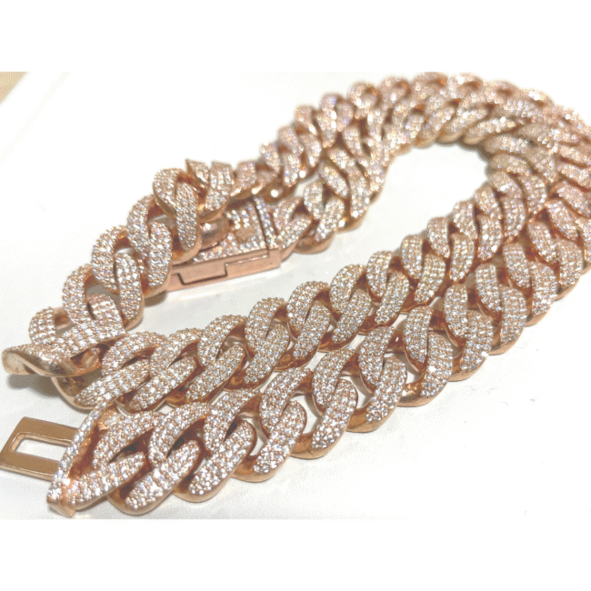 18mm sterling silver cuban link chain - Image 7