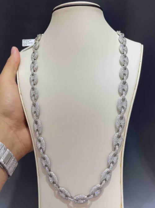 18mm Iced Out Diamond Cuban Chain