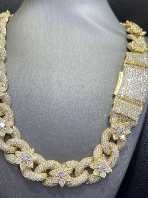 20mm Iced Out Diamond Cuban Chain