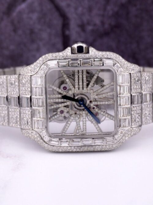 iced out watch moissanite passes diamond tester vendor india