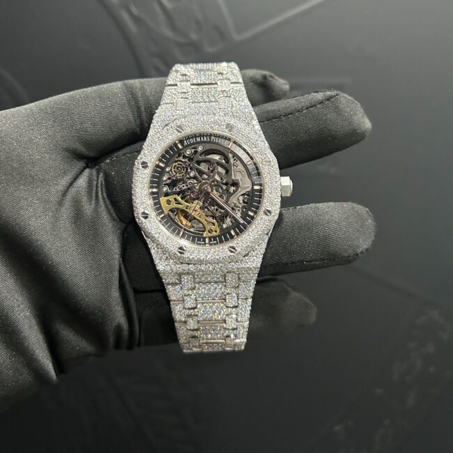 Classic full white moissanite watch moissanite watch new york city