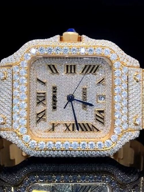 moissanite cartier watch india