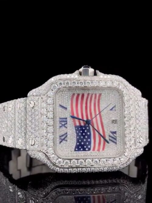 cartier santos moissanite watch rolex watch moissanite