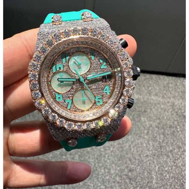 moissanite diamond watch rolex - Image 2