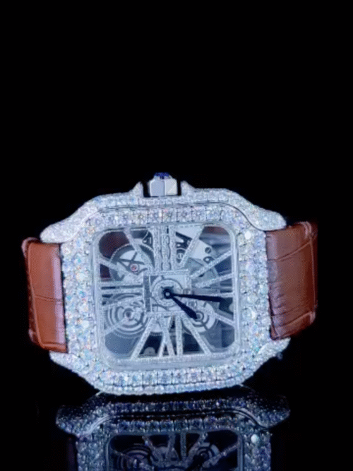 41mm moissanite diamond adumarse piguet watch