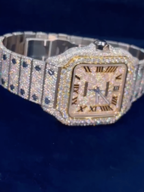 moissanite stone watch amazkn
