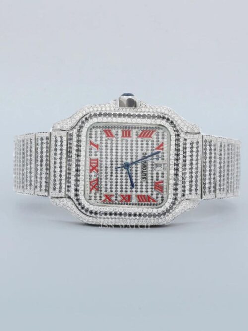 New Stock For men's moissanite diamond watch