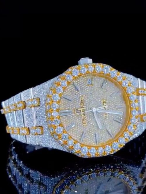 iced out watch moissanite passes diamond tester vendor india