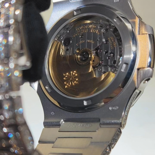 moissanite cartier skeleton watch - Image 3