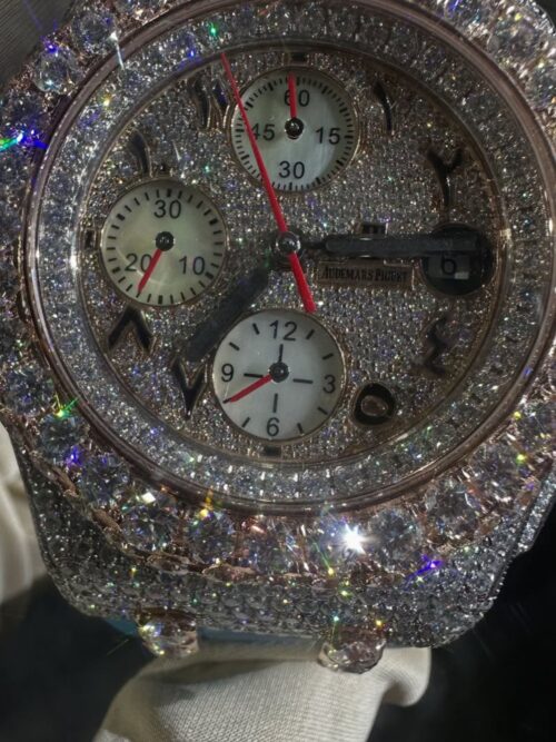 moissanite bust down cartier watch