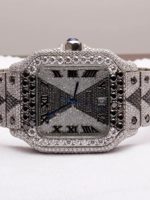 41mm moissanite diamond adumarse piguet watch