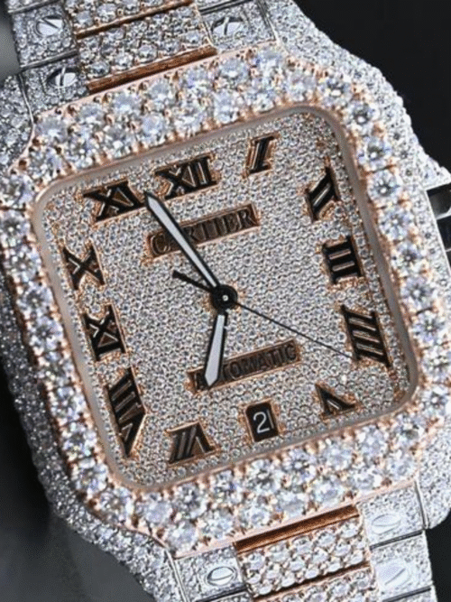 high quality moissanite watch