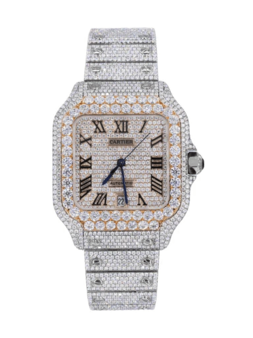 41mm moissanite diamond adumarse piguet watch