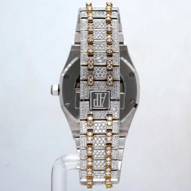 iced out watch moissanite passes diamond tester vendor india - Image 6