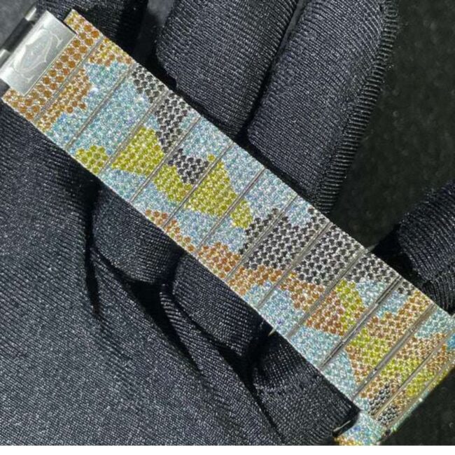 men's moissanite diamond watch - Image 8