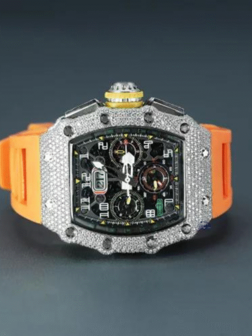 moissanite bust down replica watches