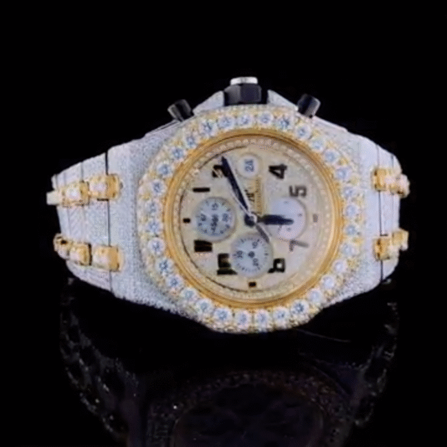 iced out watch moissanite passes diamond tester vendor india