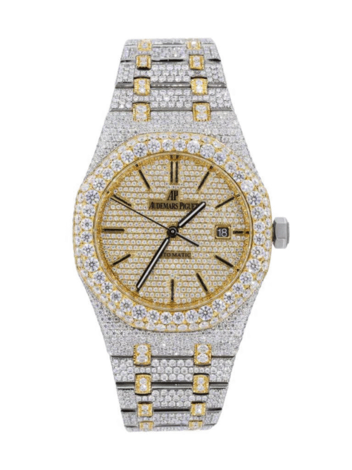 41mm moissanite diamond adumarse piguet watch