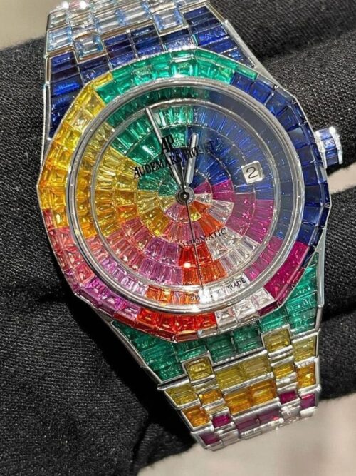 Classic full white moissanite watch moissanite diamond watch